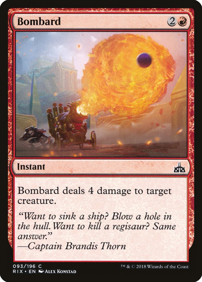 Bombard [Rivals of Ixalan] | Webway Games