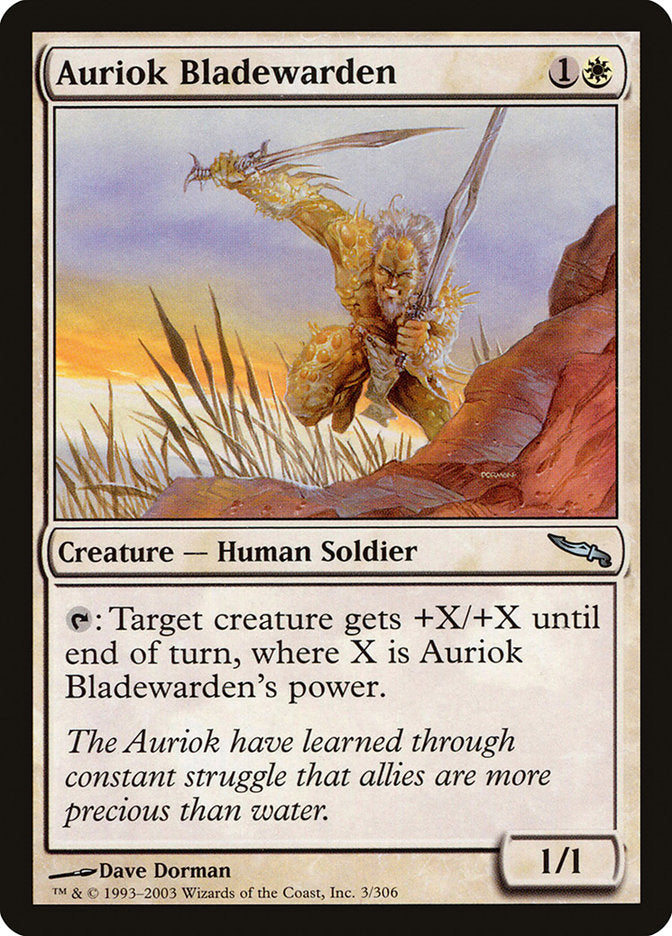 Auriok Bladewarden [Mirrodin] | Webway Games