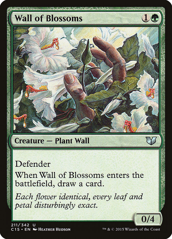Wall of Blossoms [Commander 2015] | Webway Games