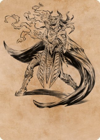 Livaan, Cultist of Tiamat Art Card [Commander Legends: Battle for Baldur's Gate Art Series] | Webway Games