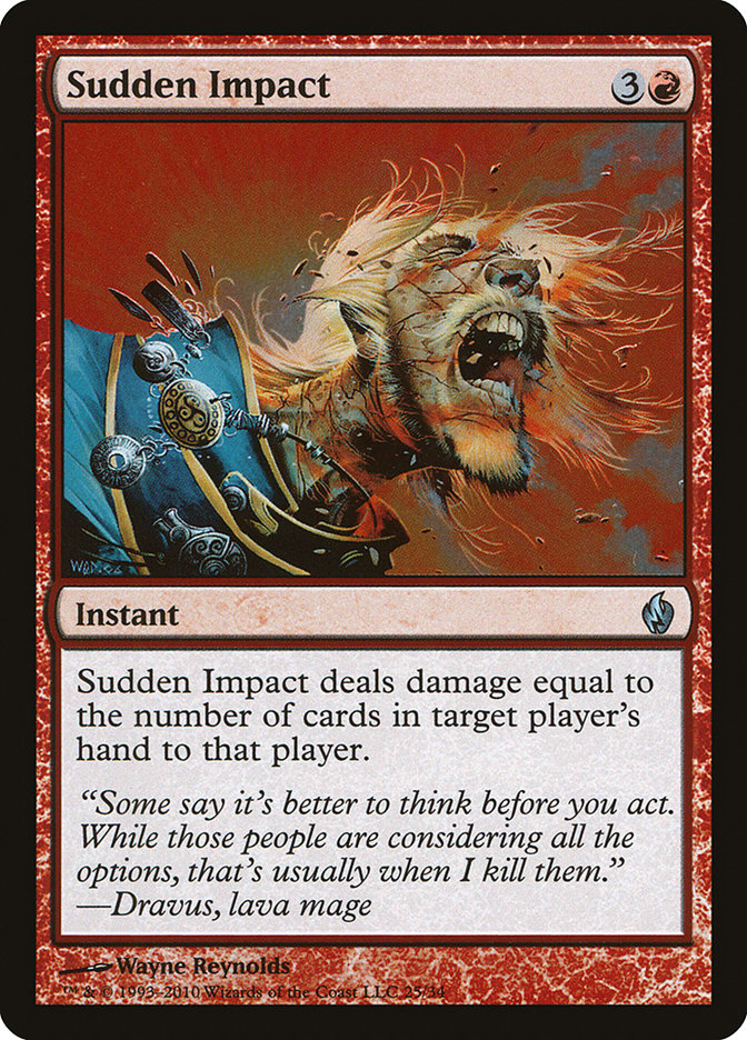 Sudden Impact [Premium Deck Series: Fire and Lightning] | Webway Games