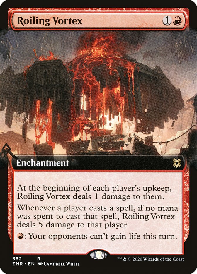 Roiling Vortex (Extended Art) [Zendikar Rising] | Webway Games
