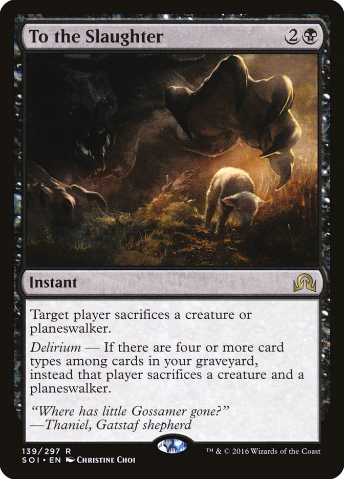 To the Slaughter [Shadows over Innistrad] | Webway Games