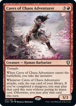 Caves of Chaos Adventurer [Commander Legends: Battle for Baldur's Gate] | Webway Games