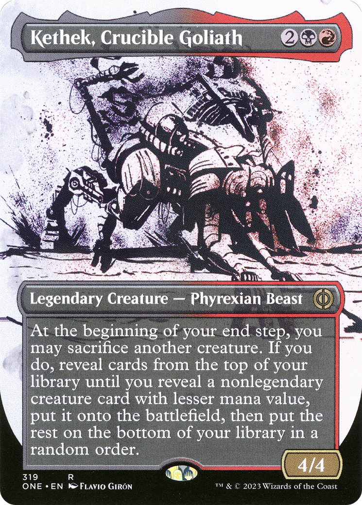 Kethek, Crucible Goliath (Borderless Ichor) [Phyrexia: All Will Be One] | Webway Games
