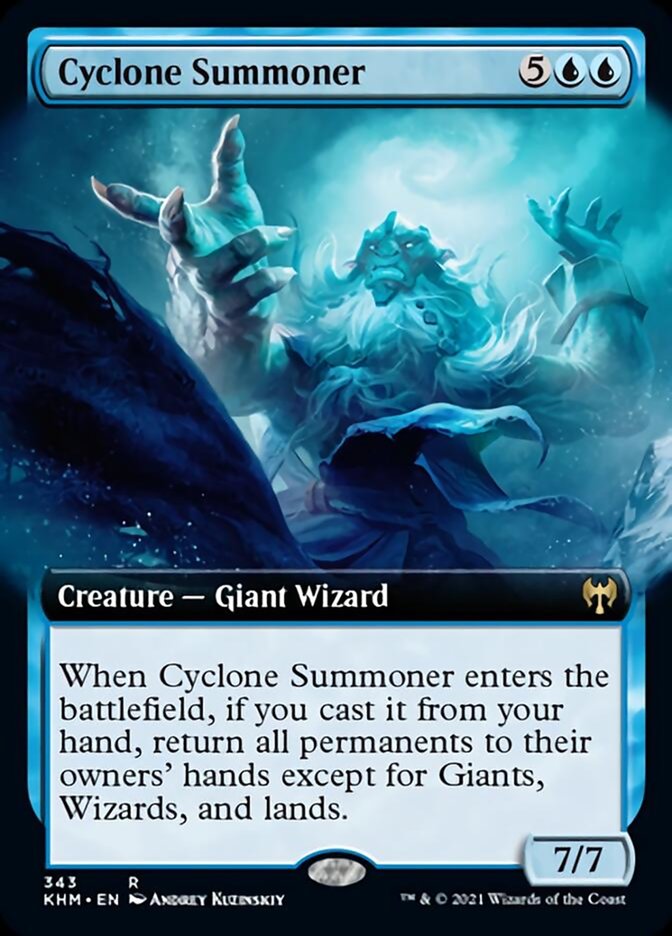 Cyclone Summoner (Extended Art) [Kaldheim] | Webway Games