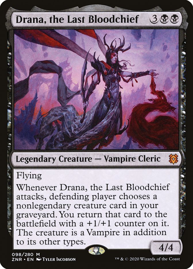 Drana, the Last Bloodchief [Zendikar Rising] | Webway Games