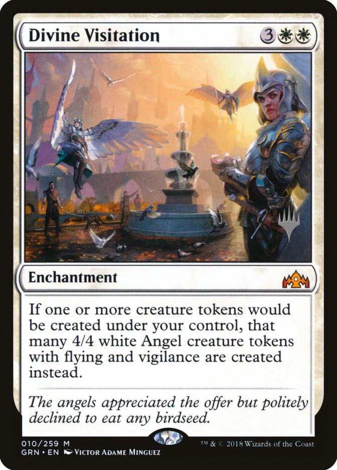 Divine Visitation (Promo Pack) [Guilds of Ravnica Promos] | Webway Games