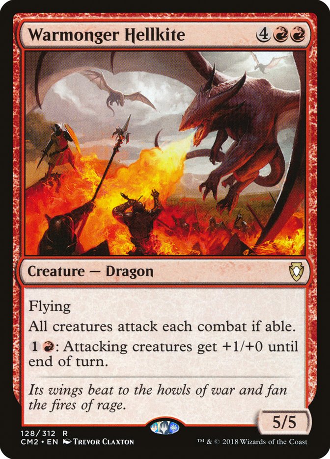 Warmonger Hellkite [Commander Anthology Volume II] | Webway Games