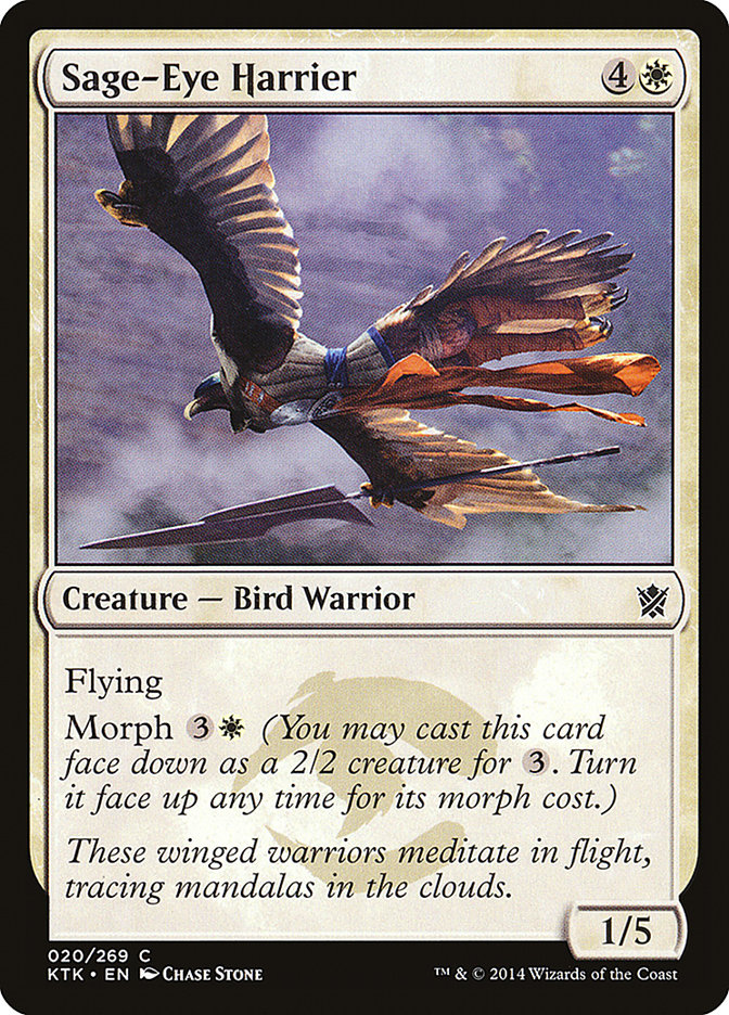 Sage-Eye Harrier [Khans of Tarkir] | Webway Games