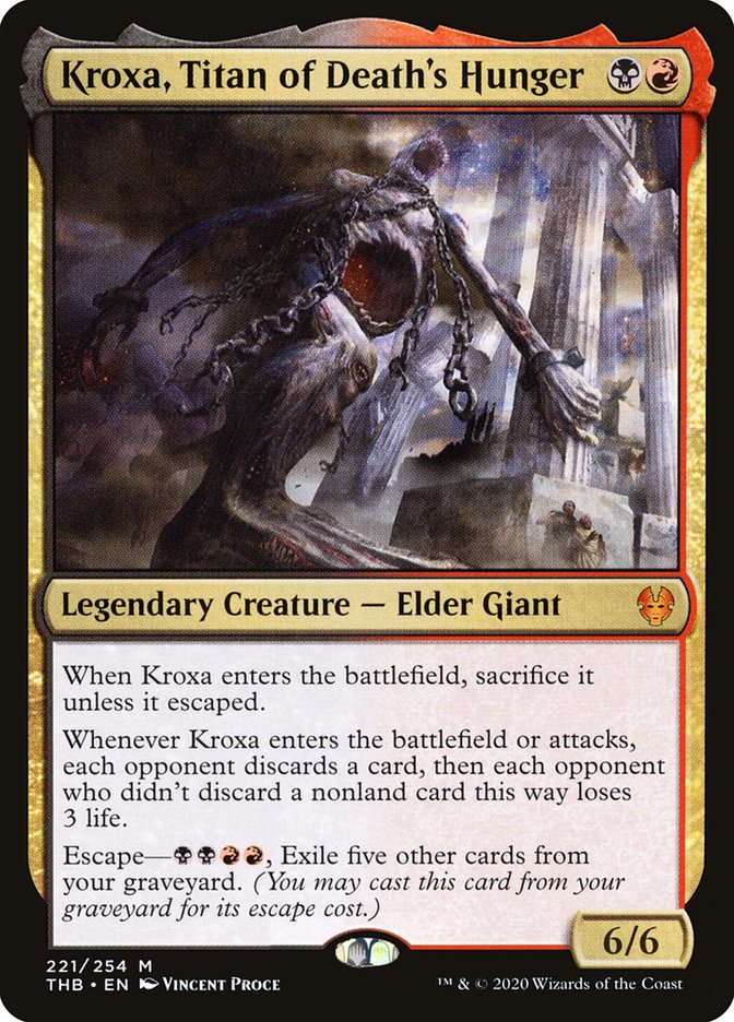 Kroxa, Titan of Death's Hunger [Theros Beyond Death] | Webway Games
