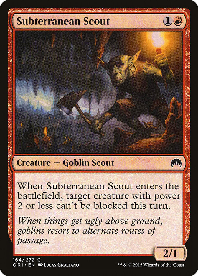 Subterranean Scout [Magic Origins] | Webway Games