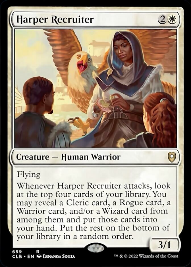 Harper Recruiter [Commander Legends: Battle for Baldur's Gate] | Webway Games