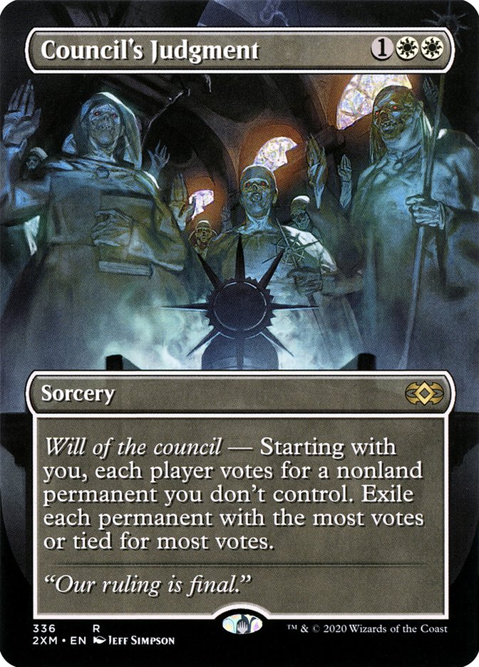 Council's Judgment (Borderless) [Double Masters] | Webway Games