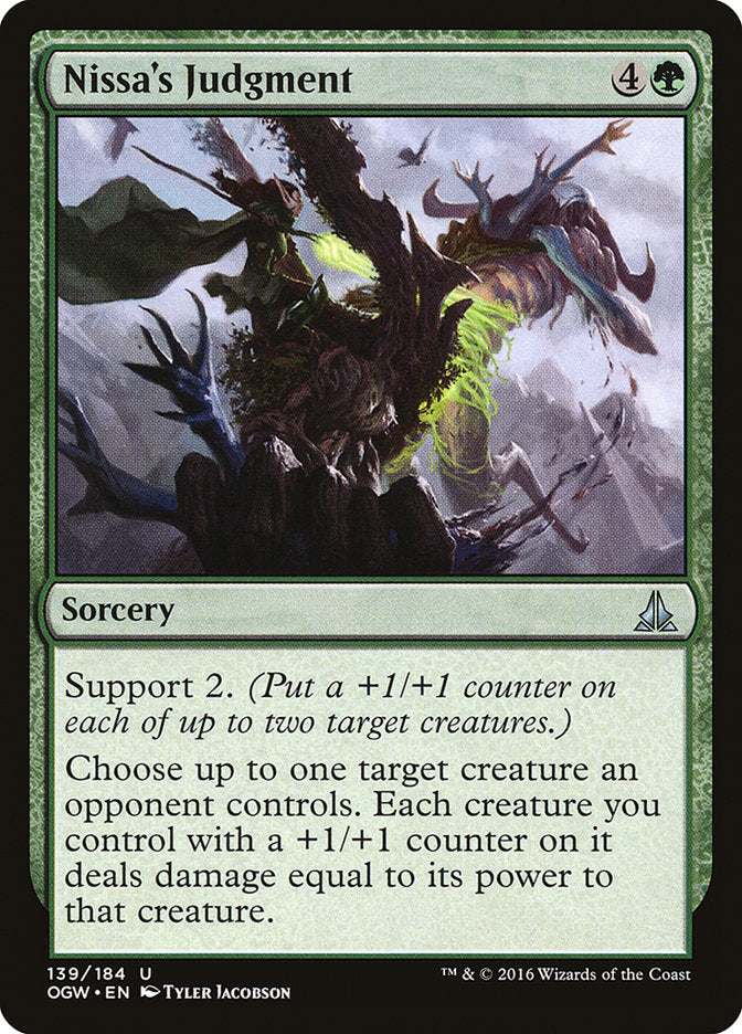 Nissa's Judgment [Oath of the Gatewatch] | Webway Games