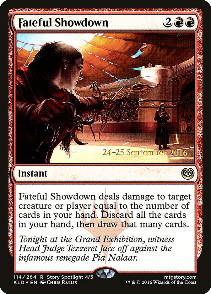 Fateful Showdown  (Prerelease) [Kaladesh Prerelease Promos] | Webway Games