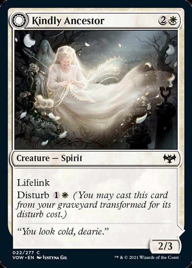 Kindly Ancestor // Ancestor's Embrace [Innistrad: Crimson Vow] | Webway Games