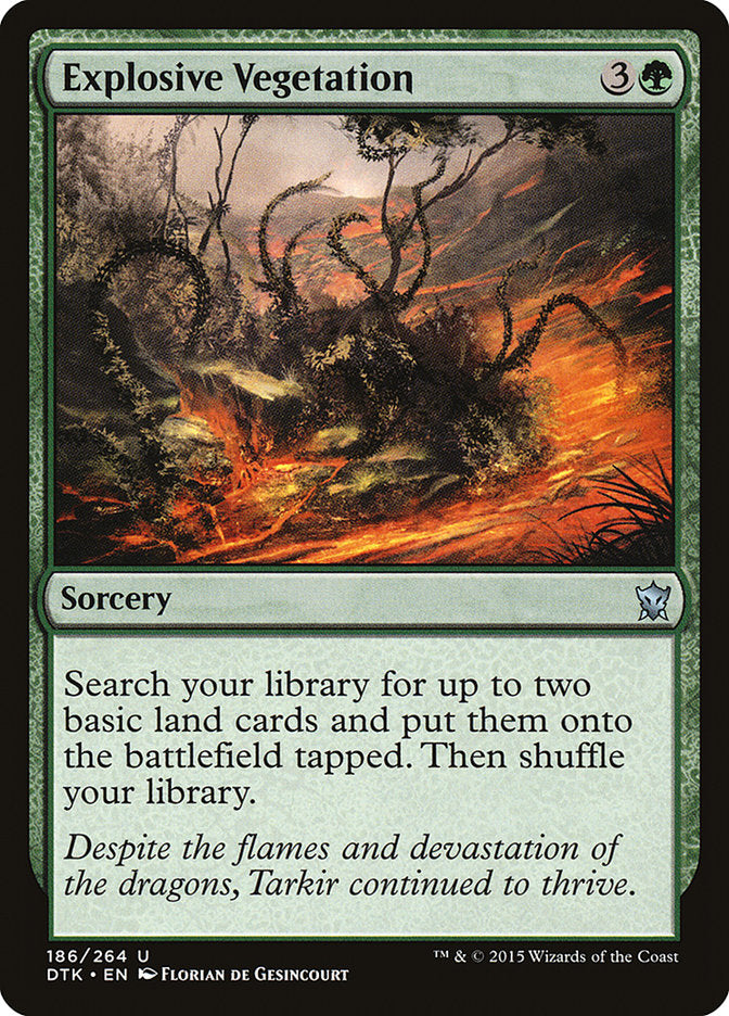 Explosive Vegetation [Dragons of Tarkir] | Webway Games