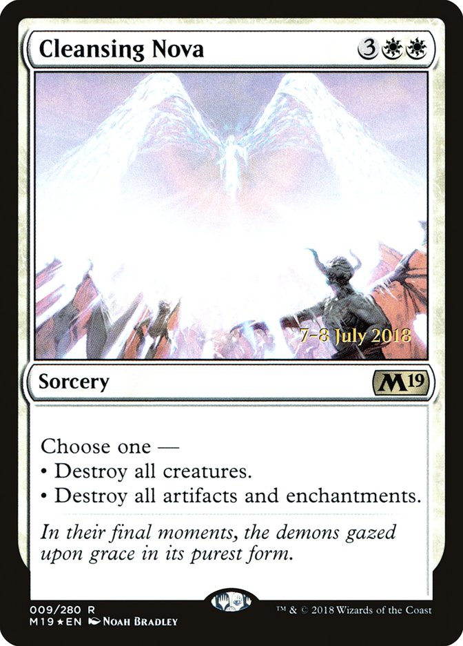 Cleansing Nova  (Prerelease) [Core Set 2019 Prerelease Promos] | Webway Games