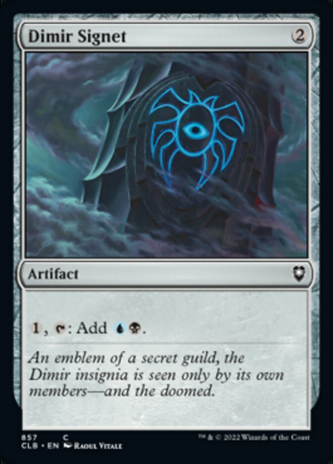 Dimir Signet [Commander Legends: Battle for Baldur's Gate] | Webway Games