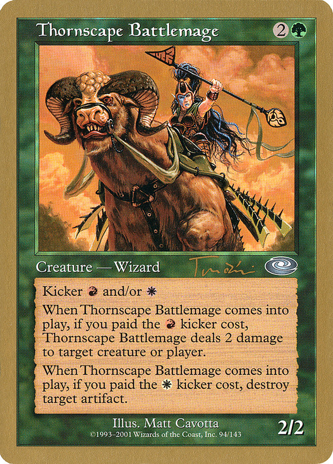Thornscape Battlemage (Jan Tomcani) [World Championship Decks 2001] | Webway Games