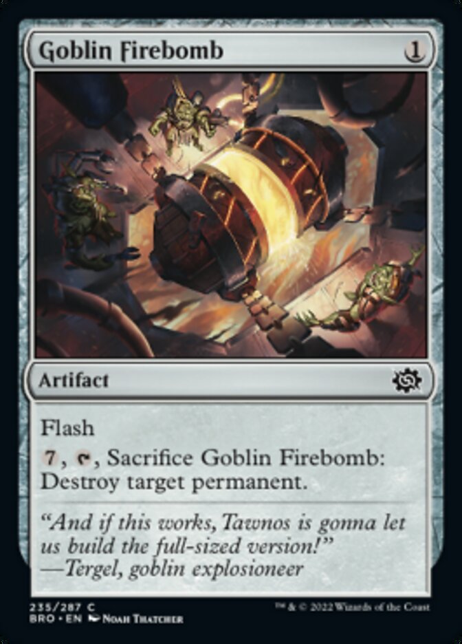 Goblin Firebomb [The Brothers' War] | Webway Games