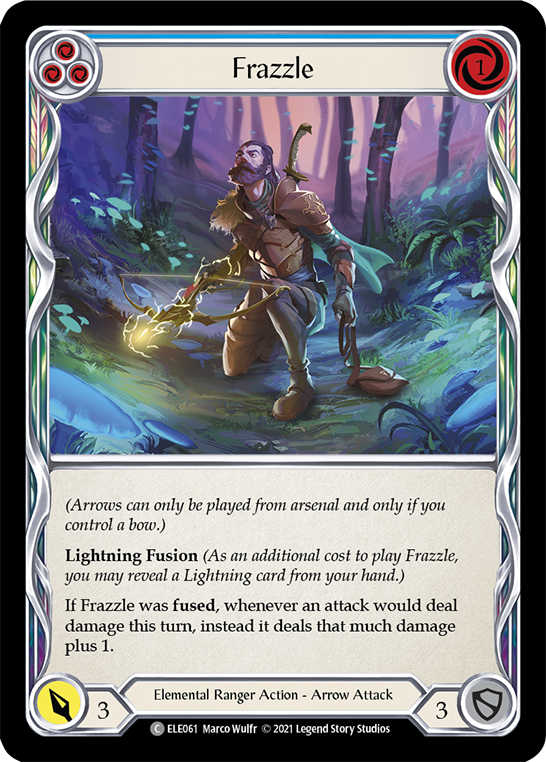 Frazzle (Blue) [ELE061] (Tales of Aria)  1st Edition Normal | Webway Games
