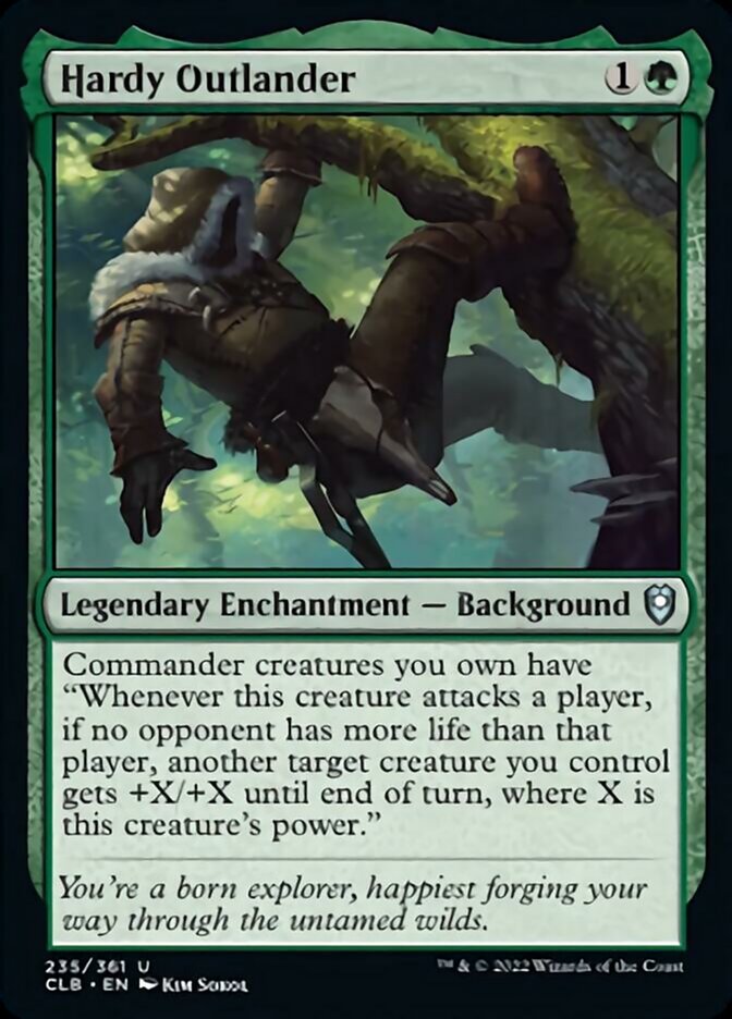 Hardy Outlander [Commander Legends: Battle for Baldur's Gate] | Webway Games