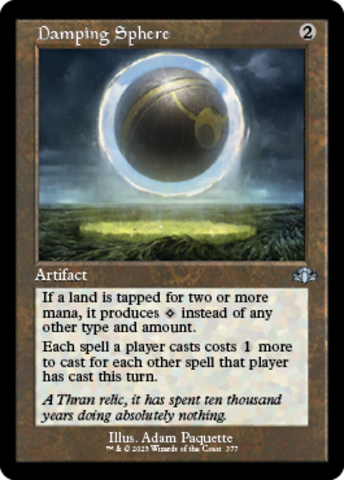 Damping Sphere (Retro) [Dominaria Remastered] | Webway Games