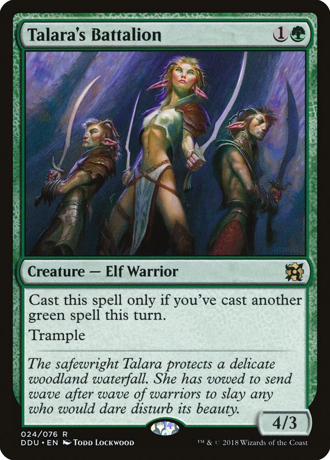 Talara's Battalion [Duel Decks: Elves vs. Inventors] | Webway Games