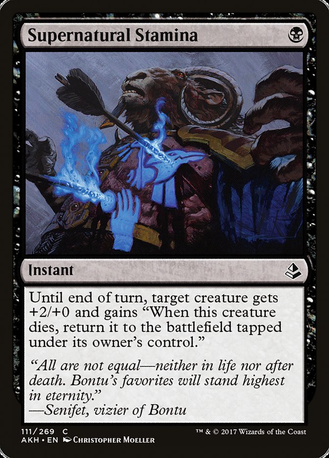 Supernatural Stamina [Amonkhet] | Webway Games