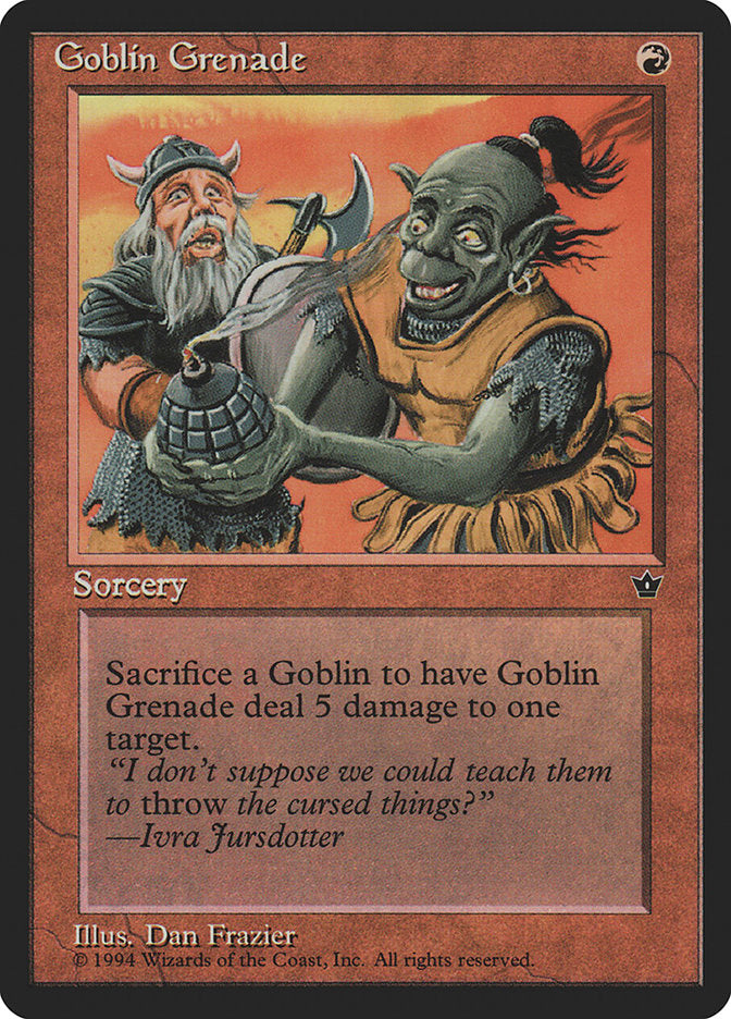Goblin Grenade (Dan Frazier) [Fallen Empires] | Webway Games