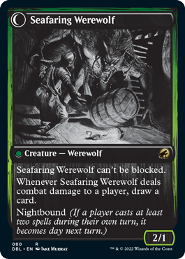 Suspicious Stowaway // Seafaring Werewolf [Innistrad: Double Feature] | Webway Games