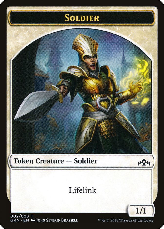 Soldier Token [Guilds of Ravnica Tokens] | Webway Games