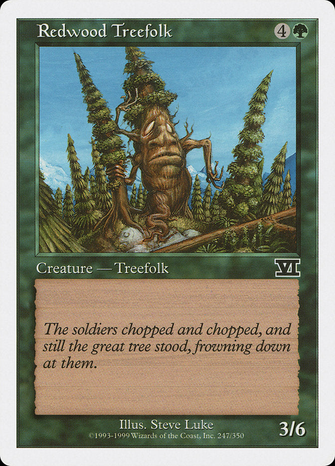 Redwood Treefolk [Classic Sixth Edition] | Webway Games