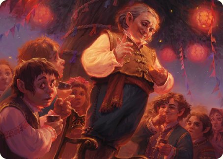Bilbo, Retired Burglar Art Card [The Lord of the Rings: Tales of Middle-earth Art Series] | Webway Games