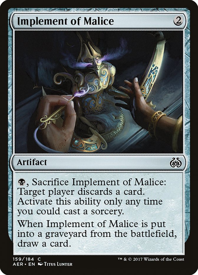 Implement of Malice [Aether Revolt] | Webway Games
