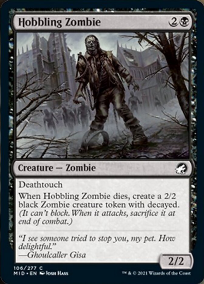 Hobbling Zombie [Innistrad: Midnight Hunt] | Webway Games