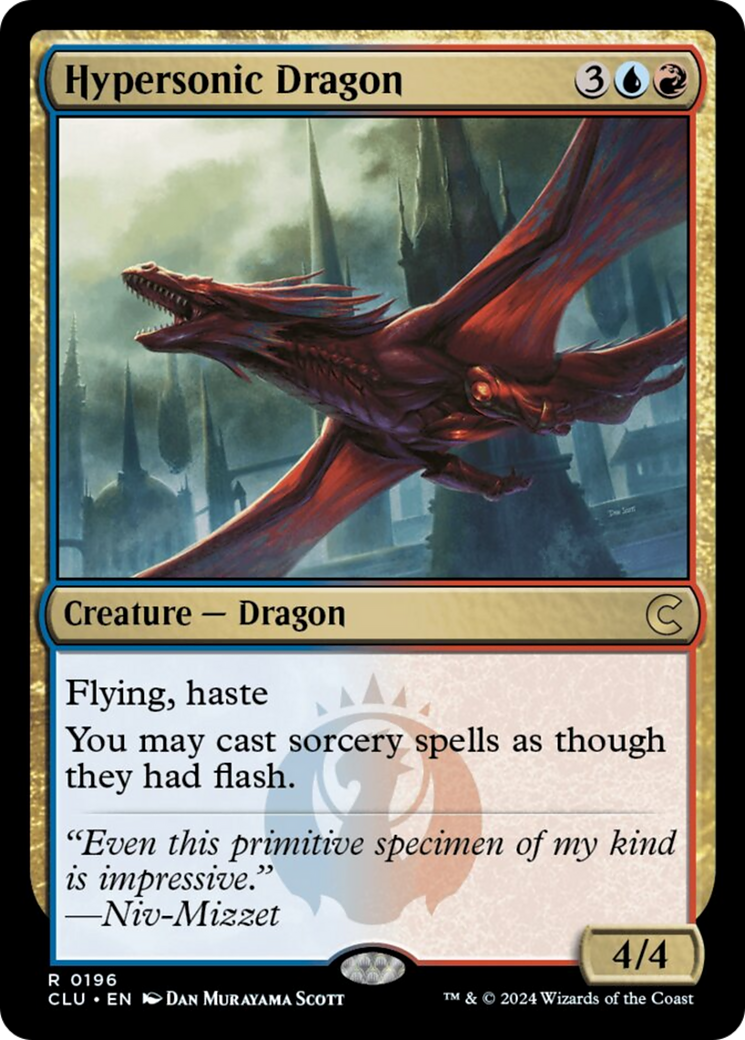 Hypersonic Dragon [Ravnica: Clue Edition] | Webway Games