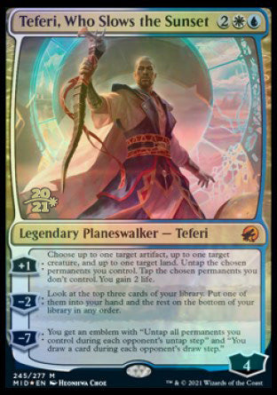 Teferi, Who Slows the Sunset [Innistrad: Midnight Hunt Prerelease Promos] | Webway Games
