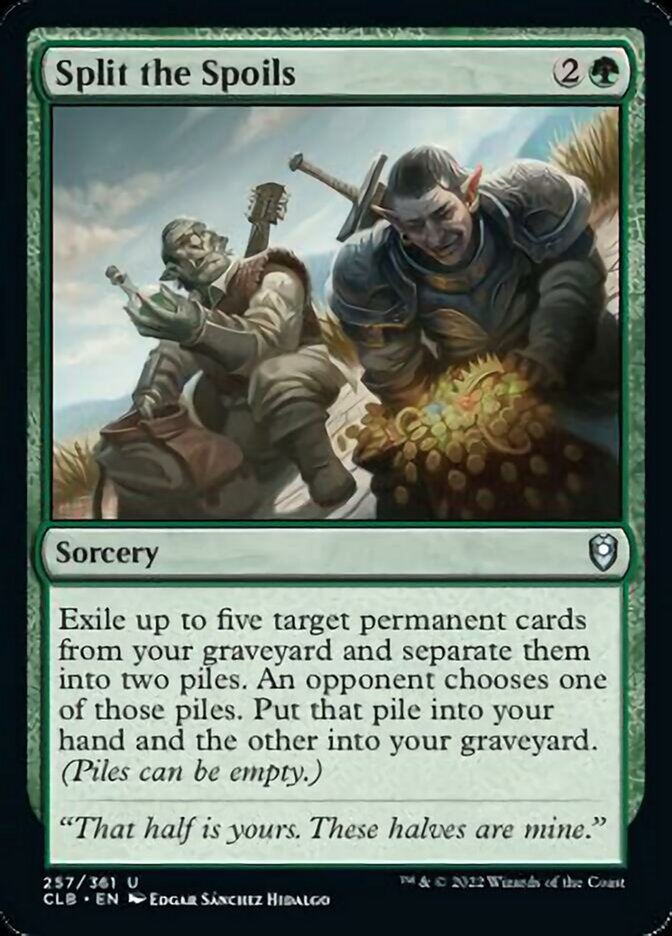 Split the Spoils [Commander Legends: Battle for Baldur's Gate] | Webway Games