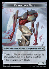 Phyrexian Mite (011) // Phyrexian Germ Double-Sided Token [Phyrexia: All Will Be One Commander Tokens] | Webway Games