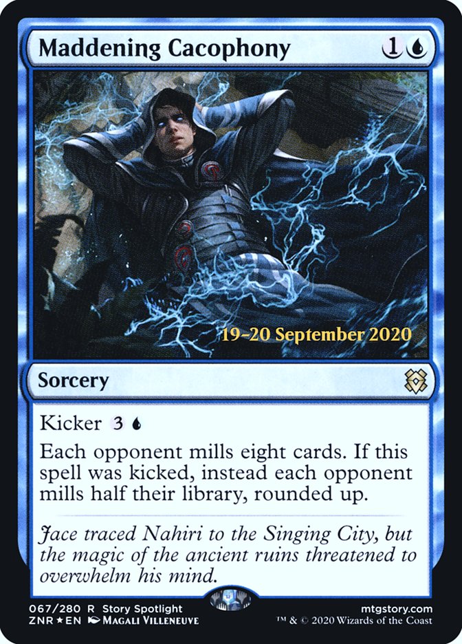 Maddening Cacophony  [Zendikar Rising Prerelease Promos] | Webway Games