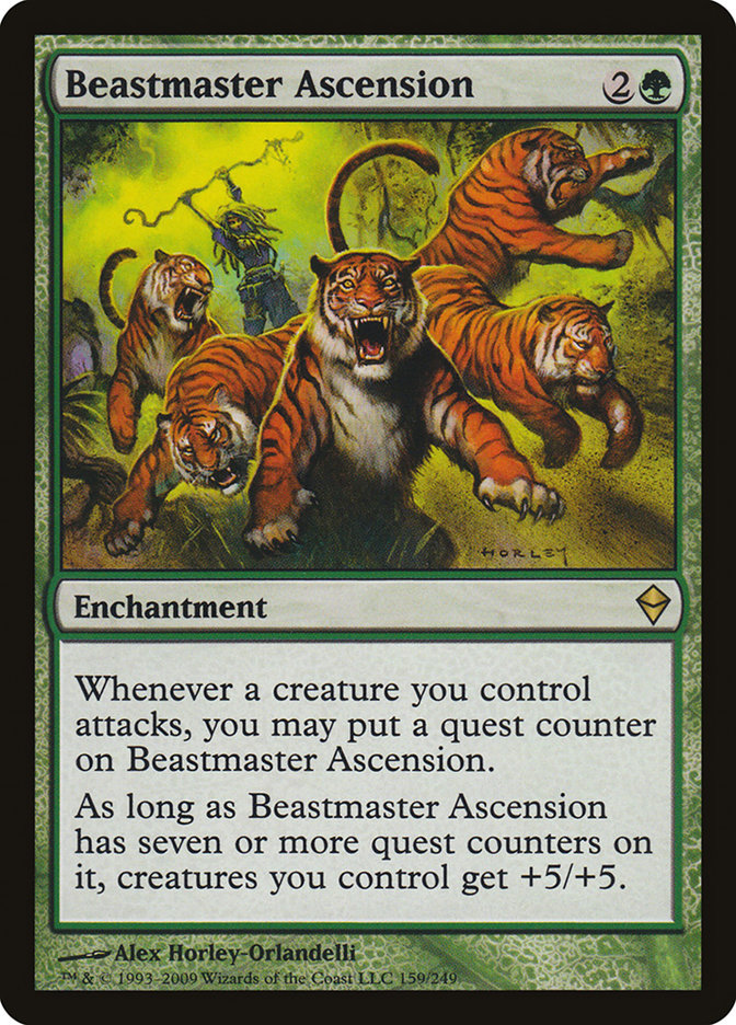Beastmaster Ascension [Zendikar] | Webway Games