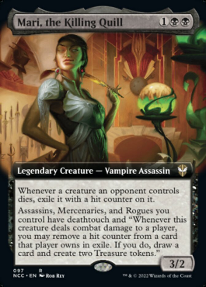 Mari, the Killing Quill (Extended Art) [Streets of New Capenna Commander] | Webway Games