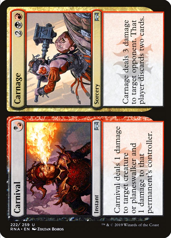 Carnival // Carnage [Ravnica Allegiance] | Webway Games