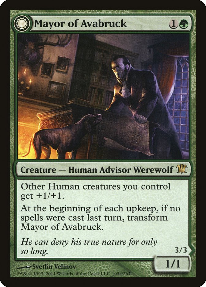 Mayor of Avabruck // Howlpack Alpha [Innistrad] | Webway Games