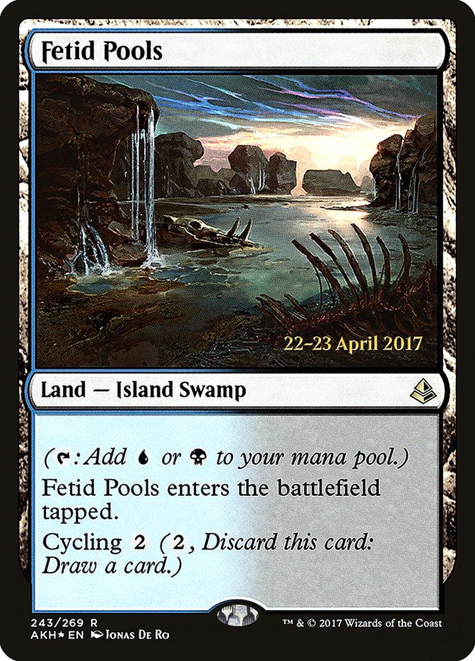 Fetid Pools  (Prerelease) [Amonkhet Prerelease Promos] | Webway Games