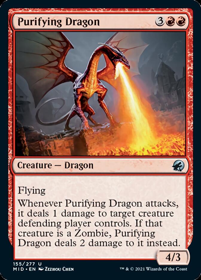 Purifying Dragon [Innistrad: Midnight Hunt] | Webway Games