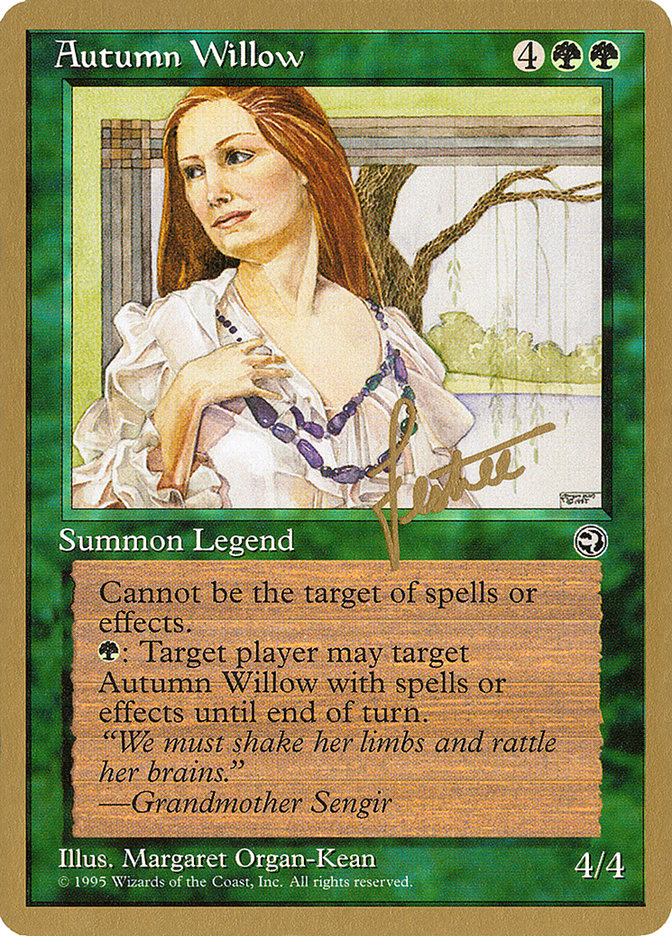Autumn Willow (Bertrand Lestree) [Pro Tour Collector Set] | Webway Games